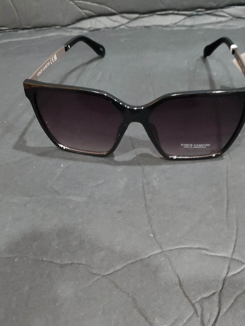 Vince Camuto black oversized square vc1255‎ glamorous sunglasses brand new